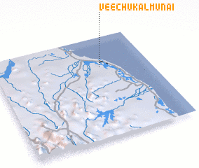 3d view of Veechukalmunai