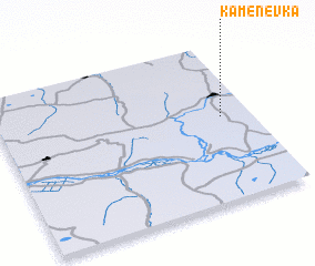 3d view of Kamenevka