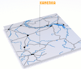 3d view of Kamenka