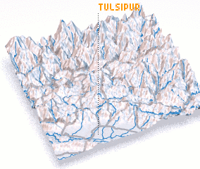 3d view of Tulsīpur