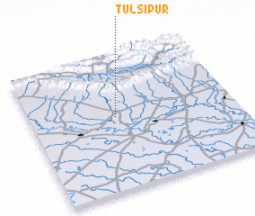 3d view of Tulsīpur