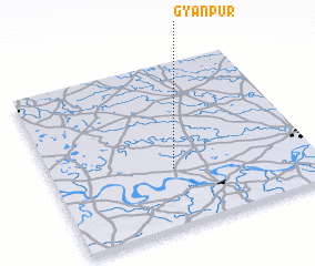 3d view of Gyānpur