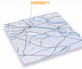 3d view of Kokpekty