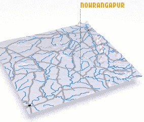 3d view of Nowrangapur