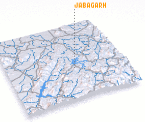 3d view of Jabāgarh