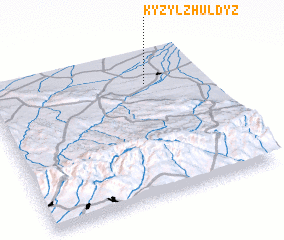 3d view of Kyzylzhuldyz