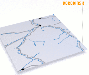 3d view of Borodinsk