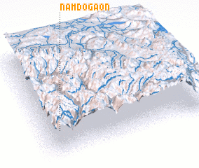 3d view of Nāmdogaon