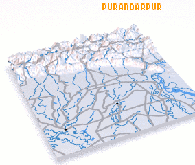 3d view of Purandarpur