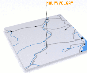 3d view of Malyy Yelgay