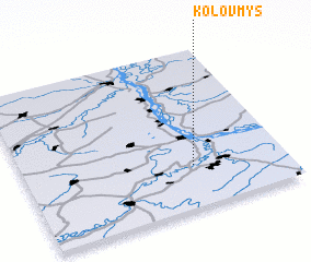 3d view of Kolov Mys