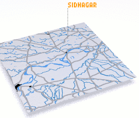 3d view of Sidhagar