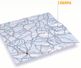 3d view of Chāmpa