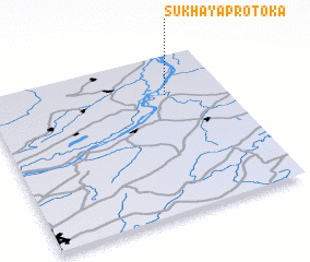 3d view of Sukhaya Protoka