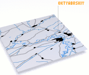 3d view of Oktyabr\