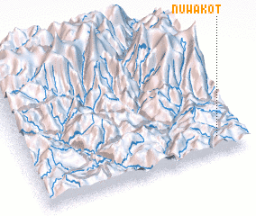 3d view of Nuwākot