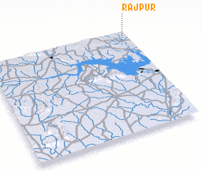 3d view of Rājpur