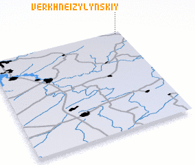 3d view of Verkhne-Izylynskiy