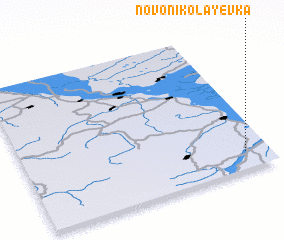 3d view of Novonikolayevka