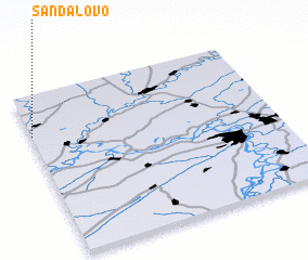 3d view of Sandalovo