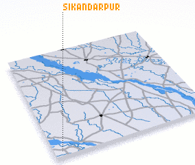 3d view of Sikandarpur