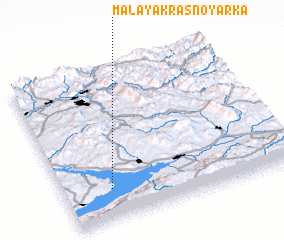 3d view of Malaya Krasnoyarka