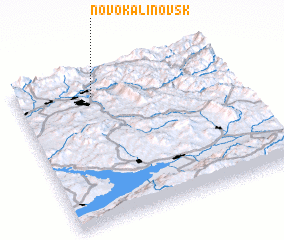 3d view of Novokalinovsk