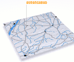 3d view of Aurangābād