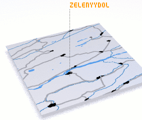 3d view of Zelënyy Dol