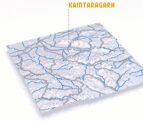 3d view of Kaintarāgarh