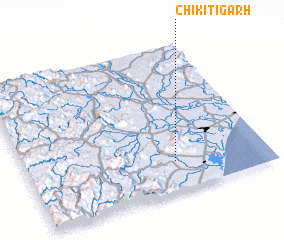 3d view of Chikitigarh