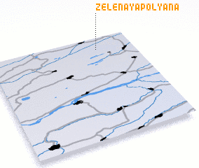 3d view of Zelënaya Polyana