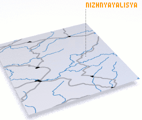 3d view of Nizhnyaya Lis\