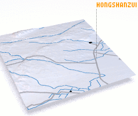 3d view of Hongshanzui