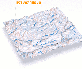 3d view of Ustʼ-Yazovaya