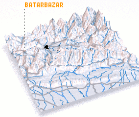 3d view of Batār Bāzār