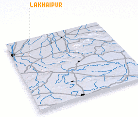 3d view of Lakhaipur