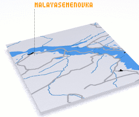 3d view of Malaya Semënovka