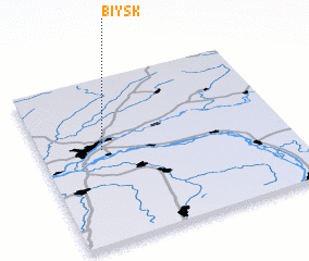 3d view of Biysk