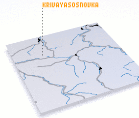 3d view of Krivaya Sosnovka