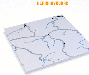 3d view of Verkhniy Komar