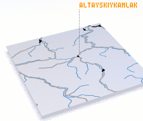 3d view of Altayskiy Kamlak