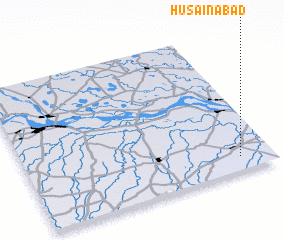 3d view of Husainābād