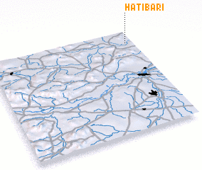 3d view of Hātibāri