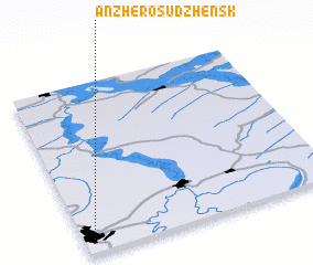 3d view of Anzhero-Sudzhensk