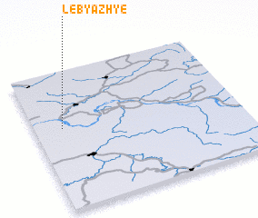 3d view of Lebyazh\