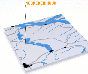 3d view of Medvedchikovo