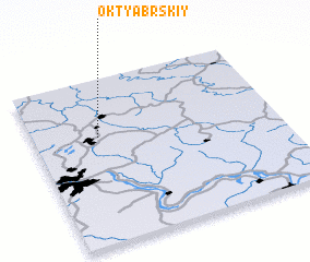 3d view of Oktyabr\