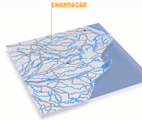 3d view of Dhāmnagar