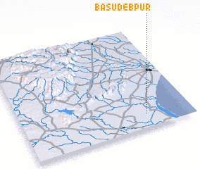 3d view of Bāsudebpur